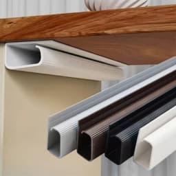 1pc PVC Desk Cable Tray Cable Management Under Desk Channel Cable Raceway Cord Hider No Drilling for Home Office Wire Organizer