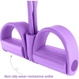 4-Level Resistance Band Tensioner with Non-Slip Handles - Home Fitness Equipment for Abdominal Muscle Training Yoga Abdominal