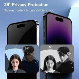 1-5PCS Privacy Screen Protector for iPhone 18 17 Pro Max 16 15 14 13 12 11 16e Plus Mini Air XR XS 6 7 8 Anti-Spy Tempered Glass