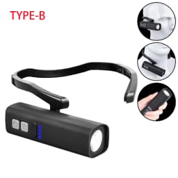 2025 New Ear-Hanging Headlamp, 1000 Lumens Motion Sensor LED Head Light, 3 Modes Light for Hands Free Camping Running Repair