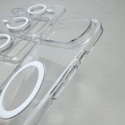Original Magnetic Clear Case For iPhone 17 16 15 14 13 12 Pro Max Camera Control Transparent Cover For Magsafe Wireless Charging
