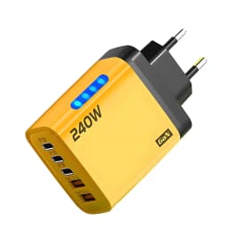5 Ports USB C PD Charger Quick Charge 3.0 Type C USB Phone Chargers Fast Charging Adapter For IPhone17 16 15 Samsung Xiaomi Huaw