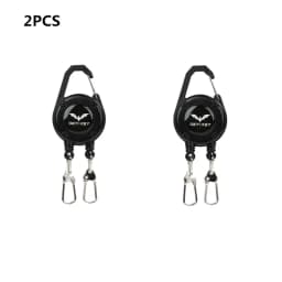 Outdoor Double Headed Clip Buckle, Work Permit Hanging Buckle, Keychain, Fishing Buckle, Telescopic Buckle, Easy to Pull Buckle