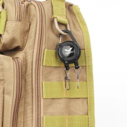 Outdoor Double Headed Clip Buckle, Work Permit Hanging Buckle, Keychain, Fishing Buckle, Telescopic Buckle, Easy to Pull Buckle