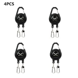 Outdoor Double Headed Clip Buckle, Work Permit Hanging Buckle, Keychain, Fishing Buckle, Telescopic Buckle, Easy to Pull Buckle