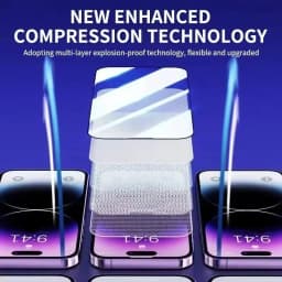 1-5Pcs Dust Free Easy Installation Screen Protector For iPhone 17 16 15 14 11 13 12 15 16 Pro Max Mini XS X XRTempered Glass