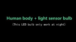 PIR Motion Sensor LED Light Bulb 12W E27 Smart Bulb Motion Activated ON/OFF Home Lights Lamp for Home Stair