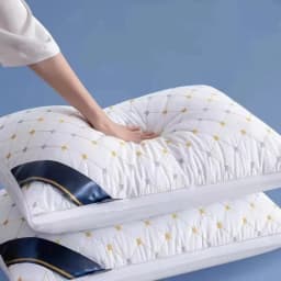 1pc 48x74cm Twisted Hotel Star Home Use Pillow Core - Soft Supportive Bed Pillows,Suitable For Dormitory Single Bed Pillow Cores