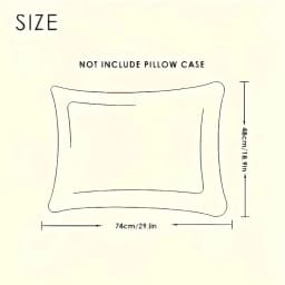 1pc 48x74cm Twisted Hotel Star Home Use Pillow Core - Soft Supportive Bed Pillows,Suitable For Dormitory Single Bed Pillow Cores