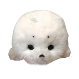 Soft Grey Seal Plush Keychain White Seal Plushies Animal Pendant Fashion Stuffed Doll Keyring Car Key Accessories Car Ornaments
