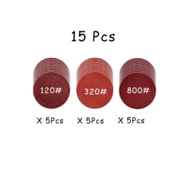 15-65 Pcs Car Headlight Repair Restoration Kit 3 Inch 75mm Sanding Plate Waxing Sponge Sanding Pad for Polishing and Sanding
