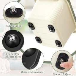 Self Adhesive Caster Wheels Appliance Rollers Appliance Sliders for Kitchen 360° Swivel Universal Wheel Mini Small Kitchen