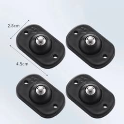 Self Adhesive Caster Wheels Appliance Rollers Appliance Sliders for Kitchen 360° Swivel Universal Wheel Mini Small Kitchen