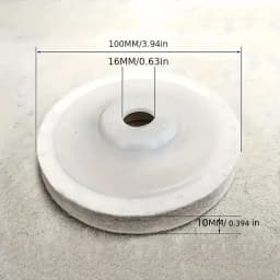 Mirror Polishing Discs - Angle Grinder Grinding Stainless Steel Woodworking Furniture Glass Polishing Felt Wheels for Easy Gr