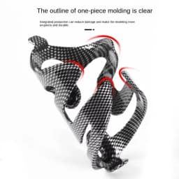 Ultra Lightweight Full Carbon Fiber Pattern Water Kettle Cage Matte Durable Bicycle Bottle Rack Road Mountain Bike Bike