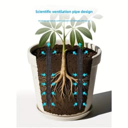 10/20Pcs Plant Aeration Tubes for Pots -Root Rot Prevention,Prevent Overwatering for Healthy Roots,Wet-dry Cycle.gardening Tools