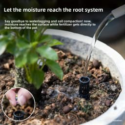 10/20Pcs Plant Aeration Tubes for Pots -Root Rot Prevention,Prevent Overwatering for Healthy Roots,Wet-dry Cycle.gardening Tools