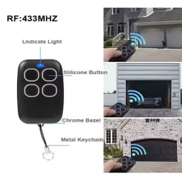 Universal 433MHZ Duplicator Garage Remote Controller Command Clone Self-copying Automation Gate 433.92 MHz Fixed Code