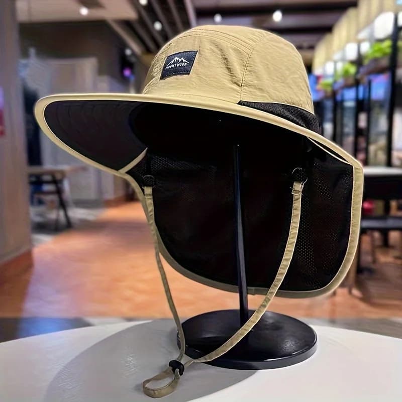 Hot Sale! Unisex Windproof Quick-Dry Fisherman Hat with Neck Flap & UV Protection for Outdoor Fishing Hikin