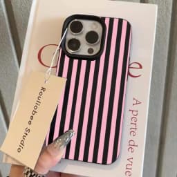 Colorful Striped Minimalist INS Couple Phone Case For iPhone 18 17 16 11 13 12 14 15 Pro Max X XR 7 8 Plus 16E 16 17 Pro Cover