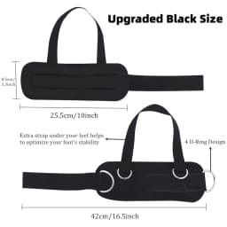 1pc Ankle Straps for Cable Machines Padded Ankle Cuffs for Leg Exercise WorkoutsFully Adjustable and Breathable Ankle
