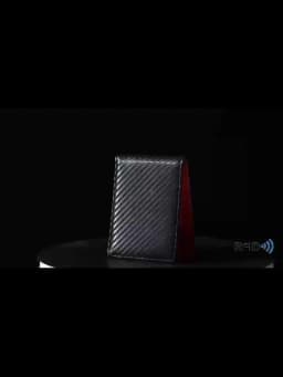 Fashion Business Carbon Fiber Men's Card Case Anti-theft Brush Multi Card Holder Card Case