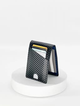 Fashion Business Carbon Fiber Men's Card Case Anti-theft Brush Multi Card Holder Card Case