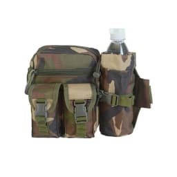 Outdoor Fanny Pack Waist Bag Pack Hip Bum EDC Bag with Adjustable Strap and Water Bottle Holder for Camping Hiking Hunting