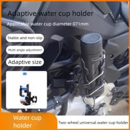 Motorcycle Universal Cup Holder 360° Adjustable Handlebar Bike Motorcycle Water Bottle Cage For Cycling ADV Motorbike