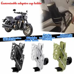Motorcycle Universal Cup Holder 360° Adjustable Handlebar Bike Motorcycle Water Bottle Cage For Cycling ADV Motorbike
