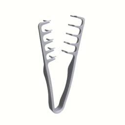Hair Volumizing Comb, ABS Plastic Fluffy Textured Styling Tool for Normal Hair, Natural Looking Hair Root Lifting and Coverage