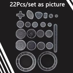 Creative Gears Geometry Spirograph Drawing Stencils Set Painting Template Art Crafts Kids Educational Toy Variety of Flowers