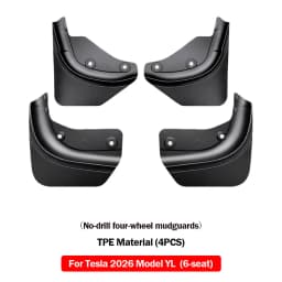 For Tesla Model Y Model 3 Highland 2026 Accessories Mud Flaps Stay Clean Protect Paint Military Grade All Weather Splash Guards