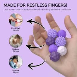 Magnetic Silicone Sensory Balls Worry Balls Autism Calming Fidgeting Toy Fidget Toy Kid Adults Anxiety Relief Stress Sensory Toy
