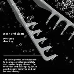 New Volumizing Wide-Tooth Hair Styling Comb Textured Styling Comb Korea Style Seam Covering Bangs Hair Combs For Men