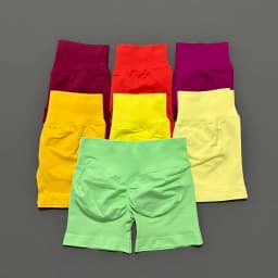 Women Gym Shorts Workout Scrunch Butt Seamless Leggings Seamless Yoga Leggings Bicycle Running Sportswear Fitness Sports Shorts