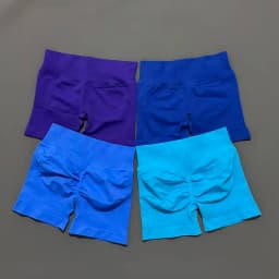 Women Gym Shorts Workout Scrunch Butt Seamless Leggings Seamless Yoga Leggings Bicycle Running Sportswear Fitness Sports Shorts