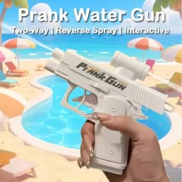 Two-Way Water Gun Prank Water Gun Toy Stress Relief Small Pistol Game Outdoor Indoor Adult Child Interaction Shoot Gift 2 Style