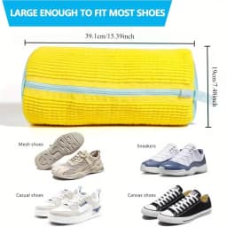 1PCS Wash Shoes Bag Padded Net Laundry Shoes Protector Fluffy fibers Polyester Washing Shoes Machine Laundry Bag Drying Bags