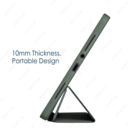 Silicone Case for Xiaomi Redmi Pad 2 11 Inch 2025, Ultra Thin Trifold Stand PU Leather Protective Cover, Auto Sleep / Wake