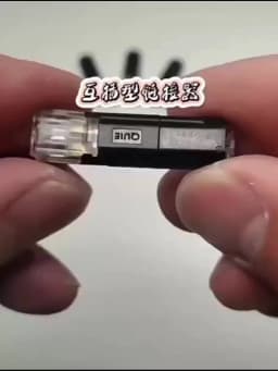 Electric Wire Connector No Strip Quick Dual Line Cable Interconnection Detachable Automotive Terminal Plug Universal Quality
