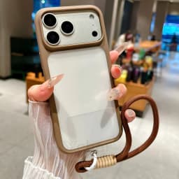 Intelligent Camera Touch Button Crystal Clear Phone Case for iPhone 18 17 Pro Max 16 Pro Air Transparent Shockproof Cover Funda