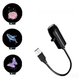 LED USB Projector Light 1/3/6pcs Projection Patterns-Adjustable Whale Butterfly Star Night Light Christmas Halloween Decoration