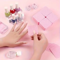 20-600pcs Lint-Free Nail Wipes Gel Cleansing Tissues Aluminum-Free Nail Polish Remover Pads for Nail Beauty Cleaning Care Tool