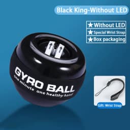 Wrist Power Hand Ball Auto-Start Grip Ball Strengthener Gyroscopic Arm Gyro Hand Ball Home Fitness Forearm Exerciser