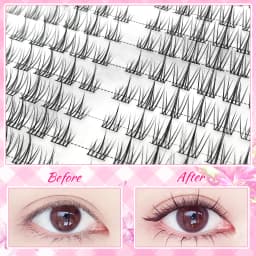 320PCS/Glue-Free D-Curl Mixed Length, DIY-Friendly for Music Festivals, Christmas, Halloween, and Other Holidays