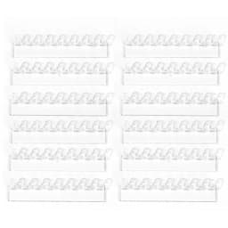 3/6/12/18pcs Necklace Storage Rack, Bracelet And Earrings Link With 8 Hooks, Anti-Tangle Wall-Mounted Jewelry Display Rack