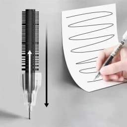 10pcs Gel Pens 0.5mm Needle Type Gel Ink Pens Straight Liquid Ballpoint Pen Colors Stationery School Office Writing Stationery