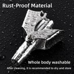 LISI Washable Portable Manual Nose Hair Trimmer for Men & Women Waterproof Stainless Steel Ear Hair Trimmer with Cleaning Brush