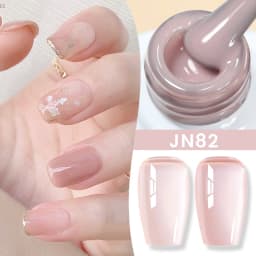 BORN PRETTY 83 Colors 10ml Jelly Nude Gel Nail Polish Autumn Amber Semi Transparent Manicure Soak off UV LED Nails Gel Varnish